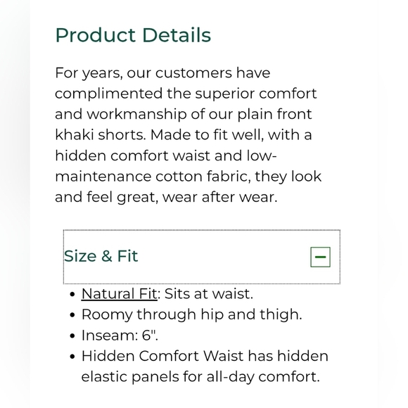 LL. Bean Men's Wrinkle-Free Double L® Chino Short, Natural Fit  6" - Picture 3 of 13